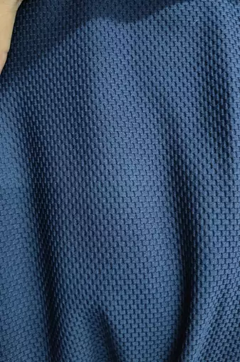 Blue color knitted jodhpuri for men designer bandhgala ethnic wear