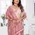 cream jacquard weaving work cotton blend saree