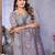 lavender jacquard weaving work cotton blend saree