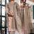 Mirchi Fashion Women's Pink Floral Print Pure Cotton Kurti With Bottom & Dupatta set