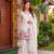 Women's Gorgeous Embroidery Work French Crepe Fabric Straight Kurta Sharara and Dupatta Set