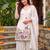 Women's Gorgeous Embroidery Work French Crepe Fabric Straight Kurta Sharara and Dupatta Set