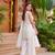 Women's Gorgeous Embroidery Work French Crepe Fabric Straight Kurta Sharara and Dupatta Set