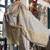 Mirchi Fashion Women's White Floral Print Pure Cotton Kurti With Bottom & Dupatta set