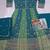 Sky blue heavy embroidered faux georgette Semi stitched anarkali suit
