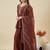 Women's Gorgeous Embroidery Work Fandy Silk Fabric Flared Kurta Palazzo and Dupatta Set