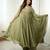 Mehendi embroidered anarkali kurta with pant and dupatta set for festive & party wear