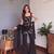 Women's Gorgeous Embroidery Work Faux Georgette Fabric Straight Kurta Palazzo and Dupatta Set