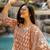 Mirchi Fashion Women's Rust Paisley Batik Print Pure Cotton Kurti With Bottom & Dupatta set
