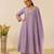 Women's Gorgeous Embroidery Work Simmer Silk Fabric Flared Kurta Palazzo and Dupatta Set