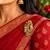 Traditional Indian Saree Brooch, Gold Tone Floral Peacock, Kundan Style Pin