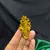 Traditional Indian Saree Brooch, Gold Tone Floral Peacock, Kundan Style Pin