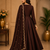 Designer traditional chinon fabric heavy embroidery kurta set with dupatta