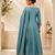 Designer traditional chinon fabric heavy embroidery kurta set with dupatta