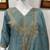 Designer traditional chinon fabric heavy embroidery kurta set with dupatta