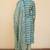 Mirchi Fashion Women's Teal Paisley Batik Print Pure Cotton Kurti With Bottom & Dupatta set