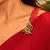Peacock Floral Saree Brooch, Gold Tone Indian Jewelry, Bridal Accessory