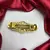 Indian Bridal Hair Clip, Gold Tone Juda Accessory, Floral Stone Brooch