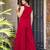 Women's Gorgeous Embroidery Work Georgette Silk Fabric Straight Kurta Sharara and Dupatta Set