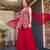 Women's Gorgeous Embroidery Work Georgette Silk Fabric Straight Kurta Sharara and Dupatta Set