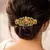 Indian Bridal Hair Juda Pin, Kundan Hair Clip, Gold Tone Bun Accessory, Traditional Wedding Hair Jewelry