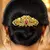 Traditional Kundan Juda Hair Brooch, Indian Bridal Bun Pin