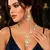 Gold Kundan Necklace Set, Polki Style Bridal Jewelry, Pearl Drop Earrings