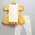 Yellow off white embroidered cotton silk kurta set