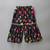 Black floral printed cotton silk sharara set