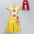 Yellow hand woven poplin cotton sharara set