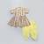 Off white yellow ganpati printed cotton silk kurta dhoti set