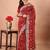Bandhani embroidered poly georgette bandhani saree