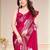 Woven design zari pure chiffon bandhani saree