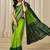 Kalini women dola silk bandhani print zari border saree