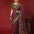 Bandhani print zari pure georgette bandhani saree