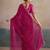 Bandhani printed sequinned pure georgette bandhani saree