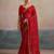 Sequinned pure georgette bandhani saree