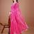 Bandhani poly georgette designer bandhani saree