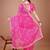 Bandhani poly georgette designer bandhani saree