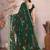 Zari poly georgette bandhani saree