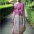Ethnic motifs silk blend bandhani saree