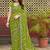 Leheriya embroidered poly georgette leheriya saree