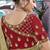 Printed zari bandhani saree