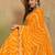 Leheriya printed sequinned pure georgette leheriya saree
