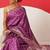Bandhani zari art silk fusion bandhani saree