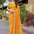 Leheriya embroidered poly georgette leheriya saree