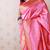 Woven design zari silk blend bandhani saree