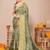 Bandhani zari silk blend bandhani saree