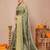Bandhani zari silk blend bandhani saree