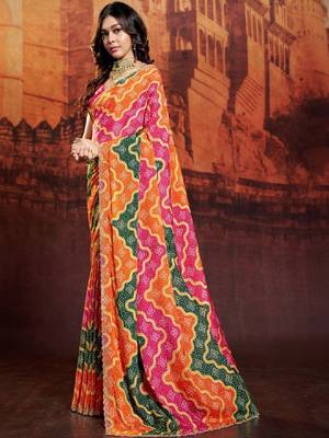 Bandhani pure crepe bandhani saree 3